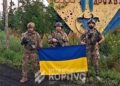 Un combatiente ucraniano con prótesis celebra expulsión de los rusos de Oleksandrivka