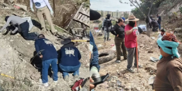 Localizan tres hallazgos positivos en El Cachanilla, Tijuana; suman 10 fosas y restos ubicados en la zona