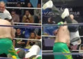 Muerte en vivo: luchador aplica martinete prohibido a un réferi en México (VIDEO)