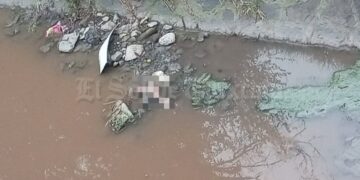 Hallan restos humanos dentro de un canal de aguas residuales en San Pablo del Monte, Tlaxcala