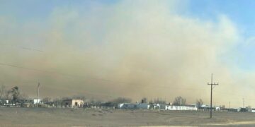 Emiten alerta preventiva en Ciudad Juárez por vientos con rachas superiores a 75 km/h, tolvaneras y lluvias