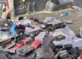 4 sujetos detenidos mientras transportaban un arsenal en Huixtla: Chiapas